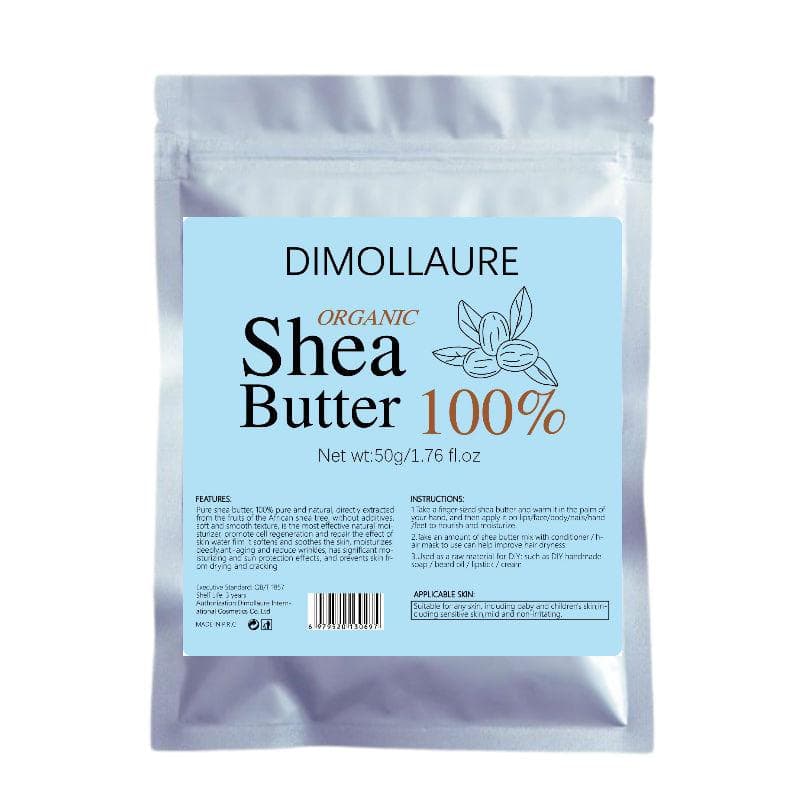 Beurre de karité biologique non raffiné, soins pour la peau du visage et du corps, cosmétiques hydratants et nourrissants, 50g/100g/200g/500g