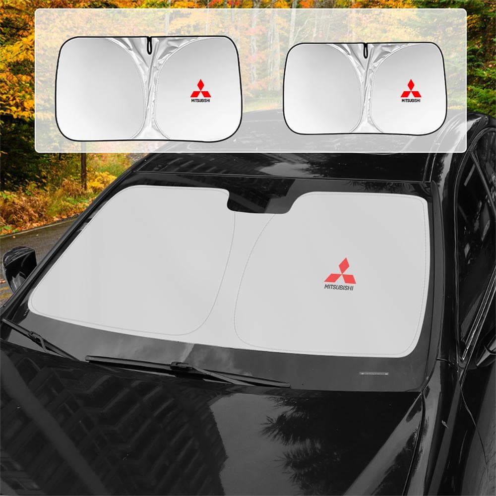 Pare-soleil UV pour pare-brise de voiture - Bouclier de protection pour Mitsubishi Lancer Pajero Outlander Eclipse Galant Triton RALLIART ASX EX