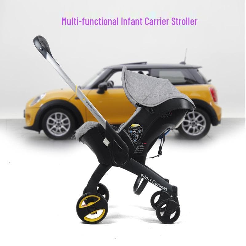 Poussette Doona+ Quatre en Un: Roues Universelles, Nacelle, Moustiquaire, Housse de Pluie Coupe-Vent, Sac de Rangement Accessoires