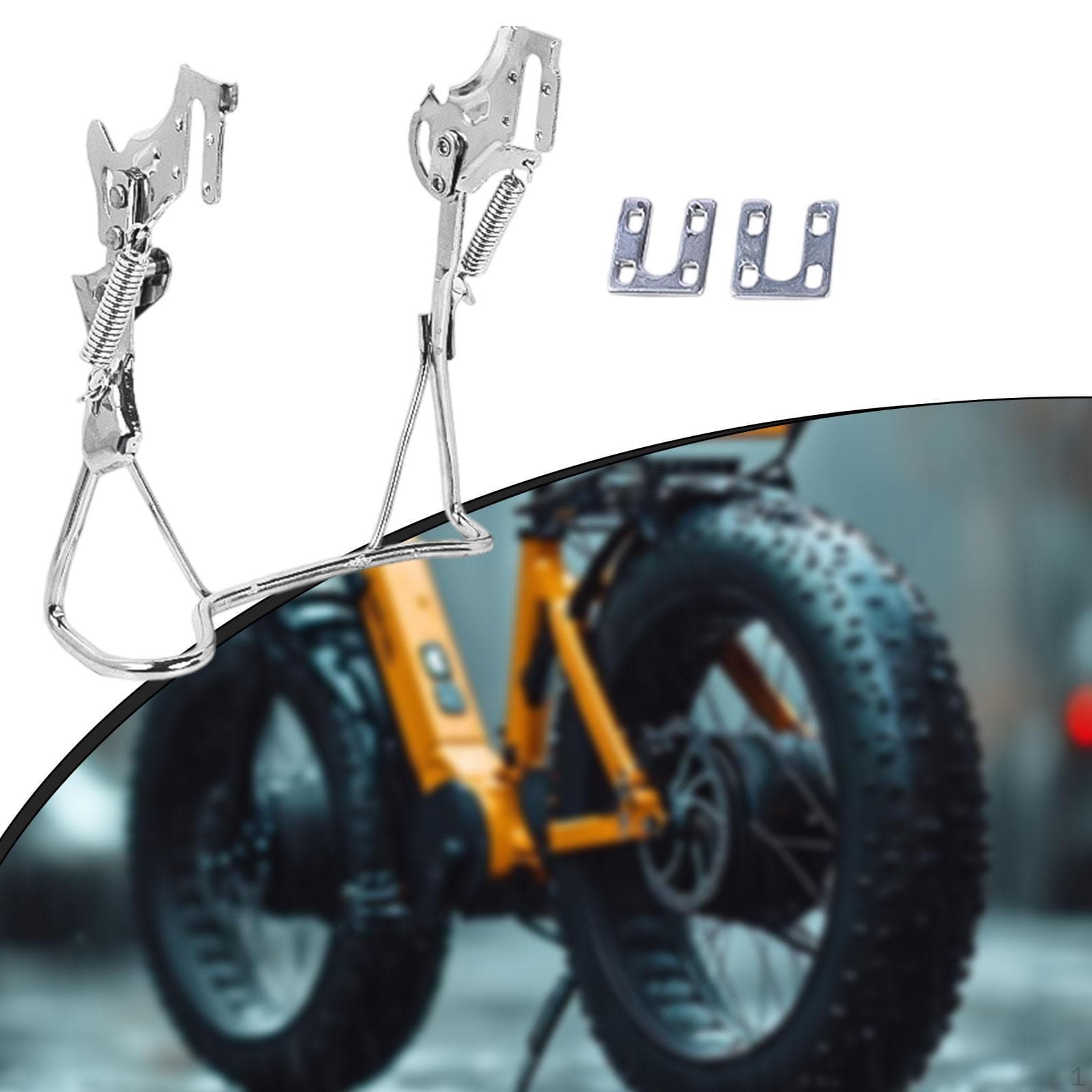 Support de vélo à béquille double arrière pour adultes