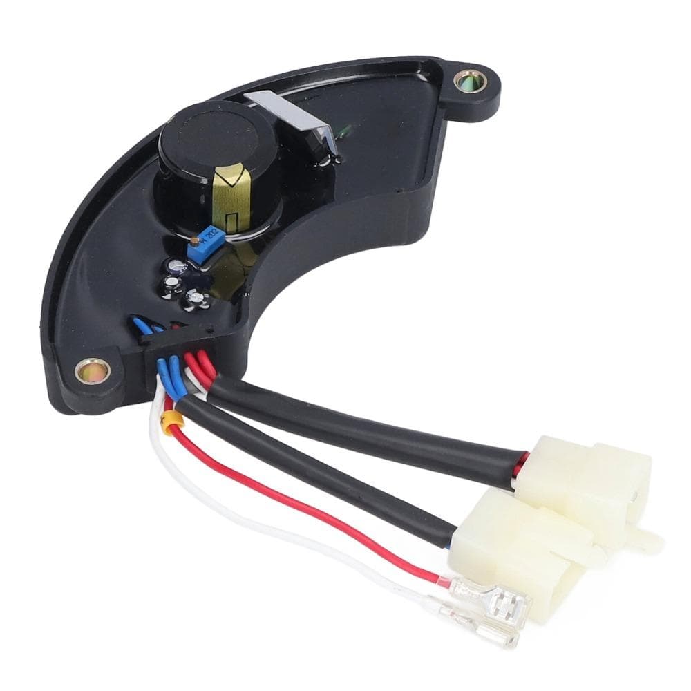Régulateur de Tension Automatique Triphasé 380V 5-6.5KW 8 Fils Générateur AVR Style Demi-Lune Régulateur de Tension Redresseur noir