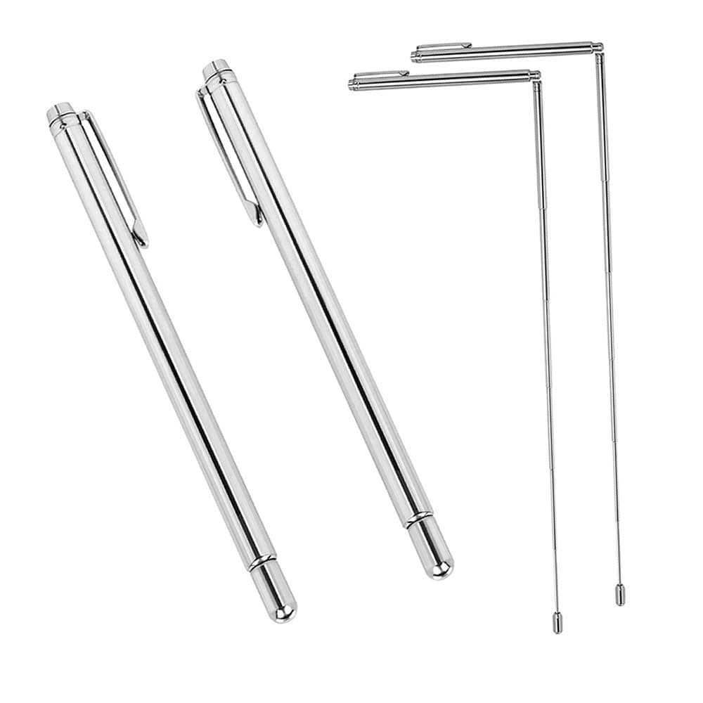 Baguettes de sourcier Baguettes de sourcier en métal pour outils de chasse Baguettes de sourcier pour la divination aquatique or