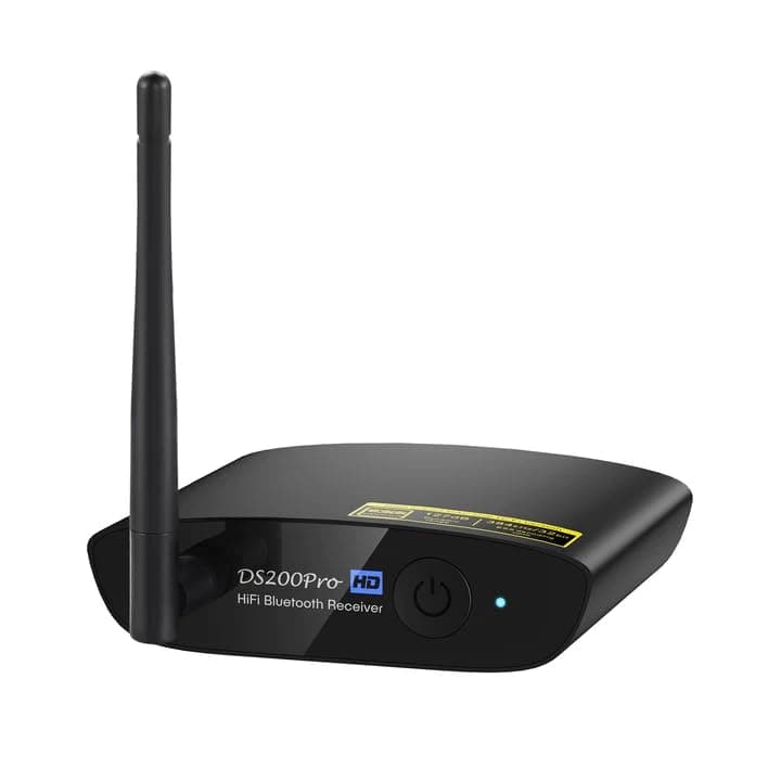 Récepteur Audio Bluetooth DAC HiFi LDAC 1Mii Convertisseur DA Sortie pour Recevoir de la Musique depuis un Mobile en Audio Sans Fil 5.3 noir