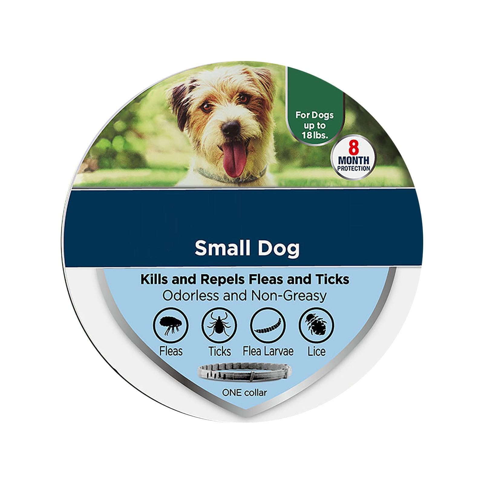 8 Mois , -collier anti-parasitaire, -puce, -tique, Leishmaniose,Pour Chiens Petits et Moyens One Size