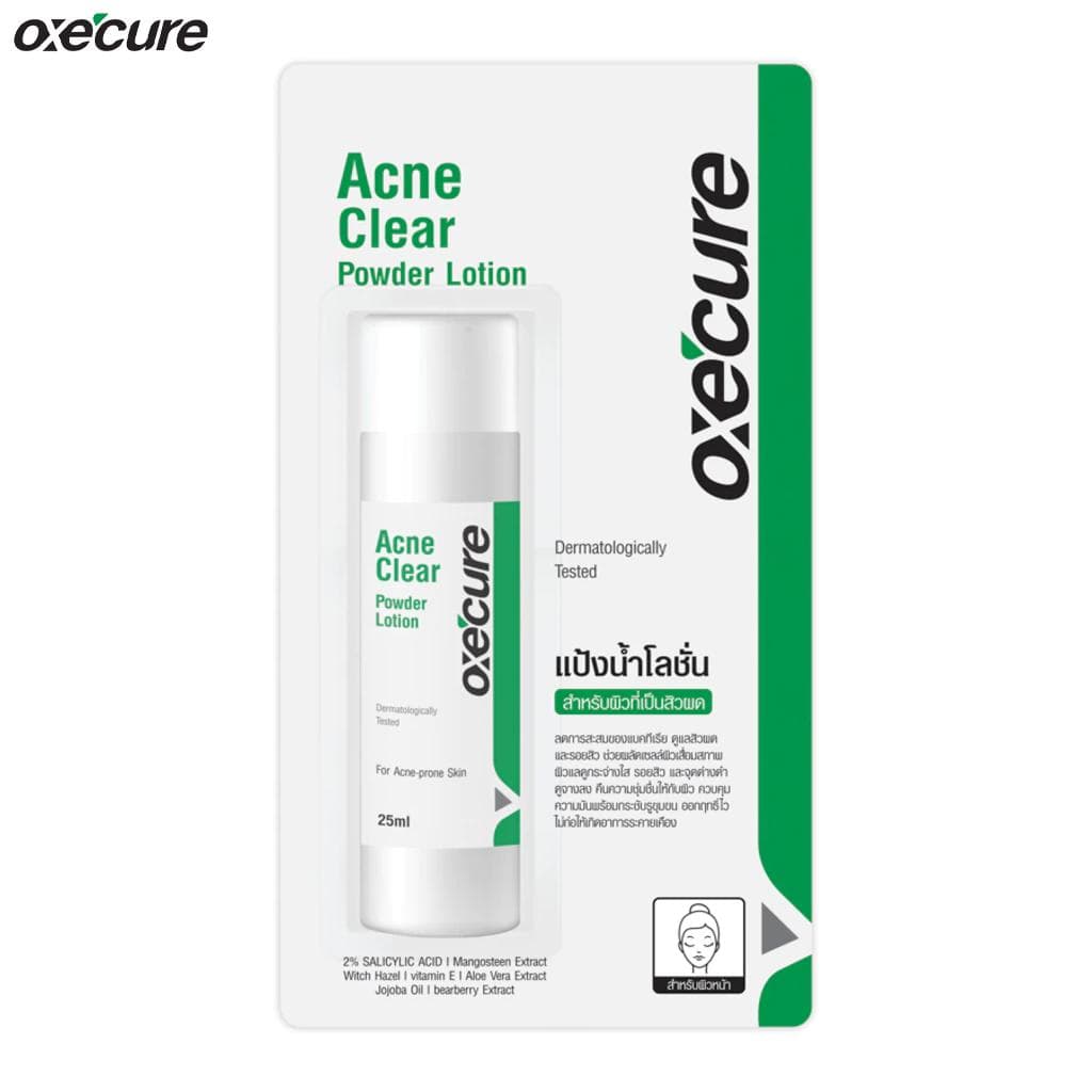 Oxe'cure Acne Clear Powder Lotion, pour peaux à tendance acnéique, testé dermatologiquement, 25 ml. - Soin de la peau