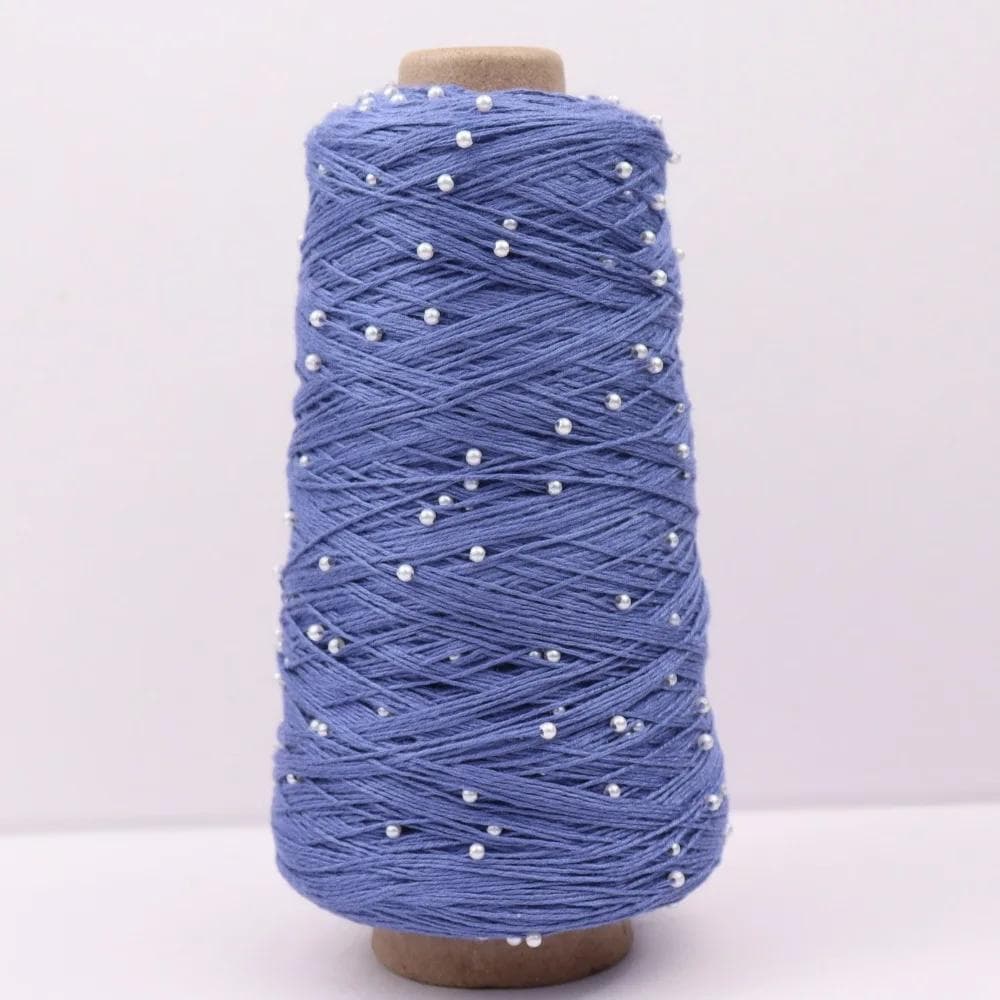 Fil de coton mercerisé 6 plis + fil de laine fine tissé à la main en pur coton perlé Fil à crocheter Perle DIY tissé à la main