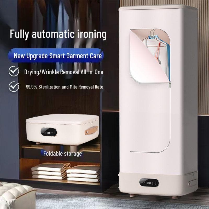 Vapeur à vêtements pliable intelligent: Machine Entièrement Automatique pour le Repassage, le Séchage et le Séchage Rapide des Vêtements