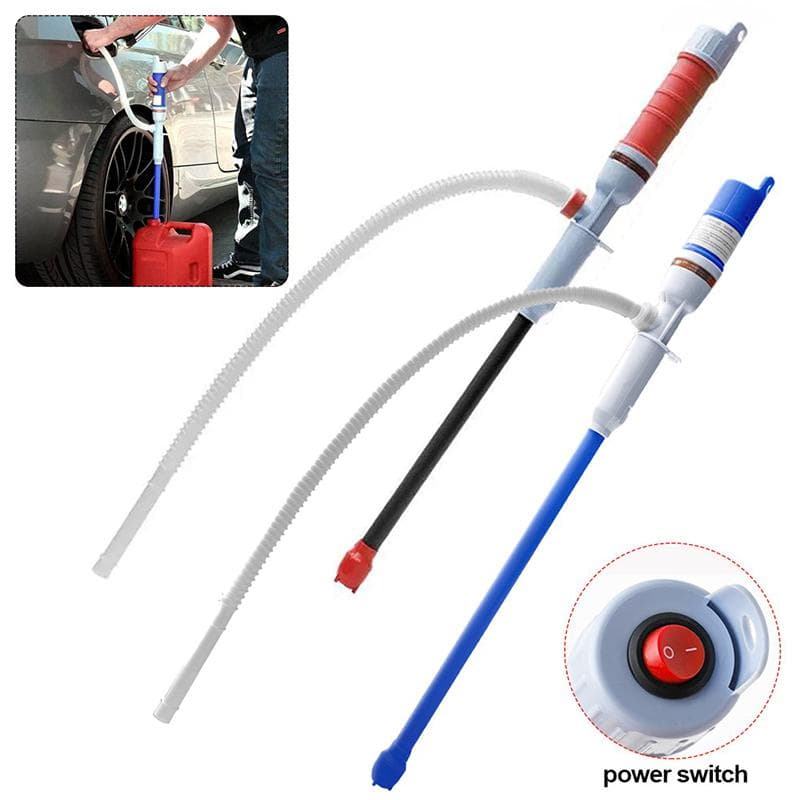 Pompe de transfert d'huile liquide électrique, pompe à eau, outil de transfert d'essence et de Diesel rouge
