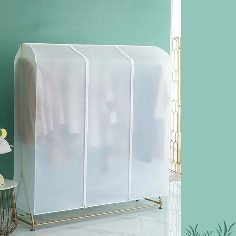 Housse de rangement translucide anti-poussière pour vêtements, grande capacité, en PEVA, épaisse et stéréo