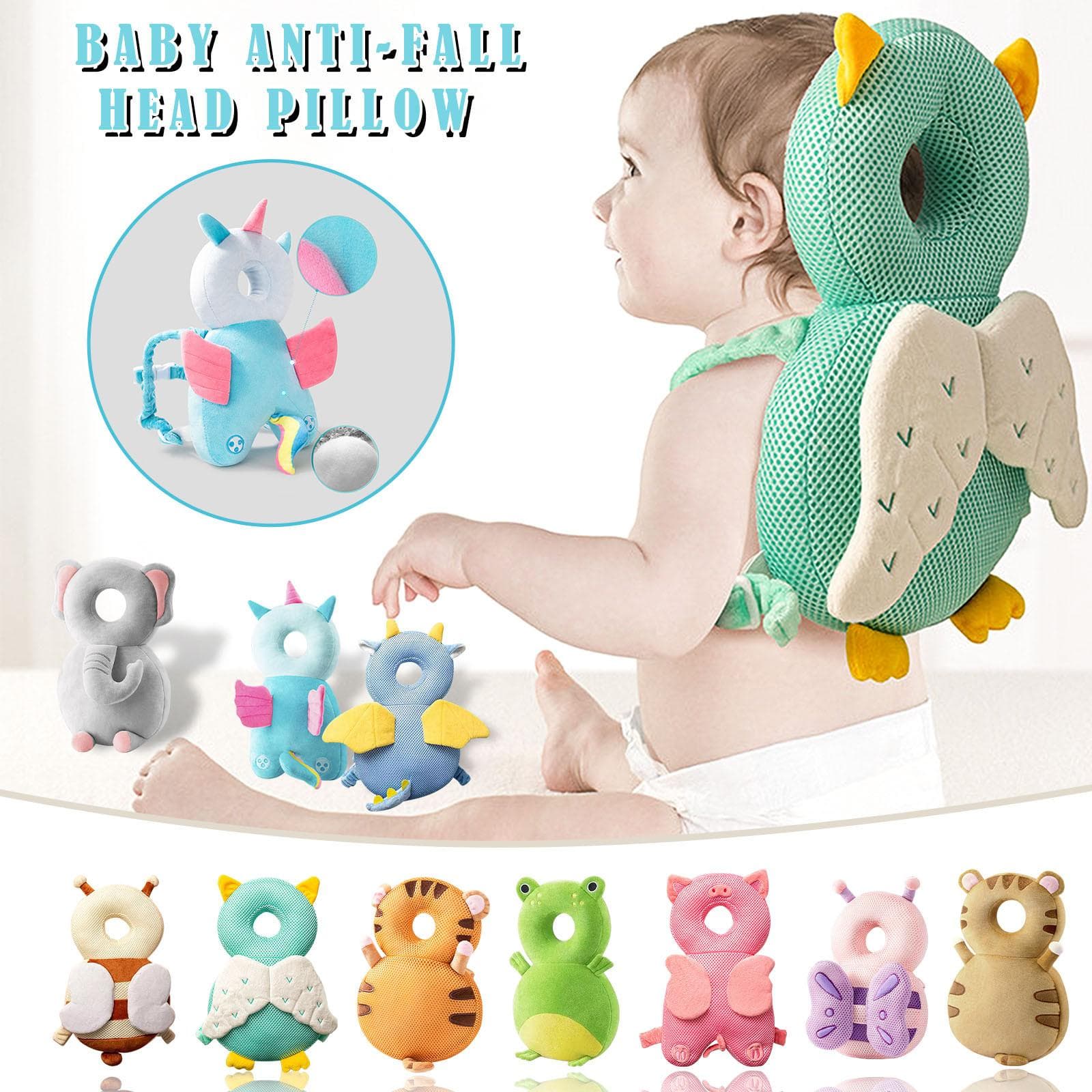 Coussin anti-chute pour bébé Coussin de protection pour la tête et le dos pour enfant en bas âge