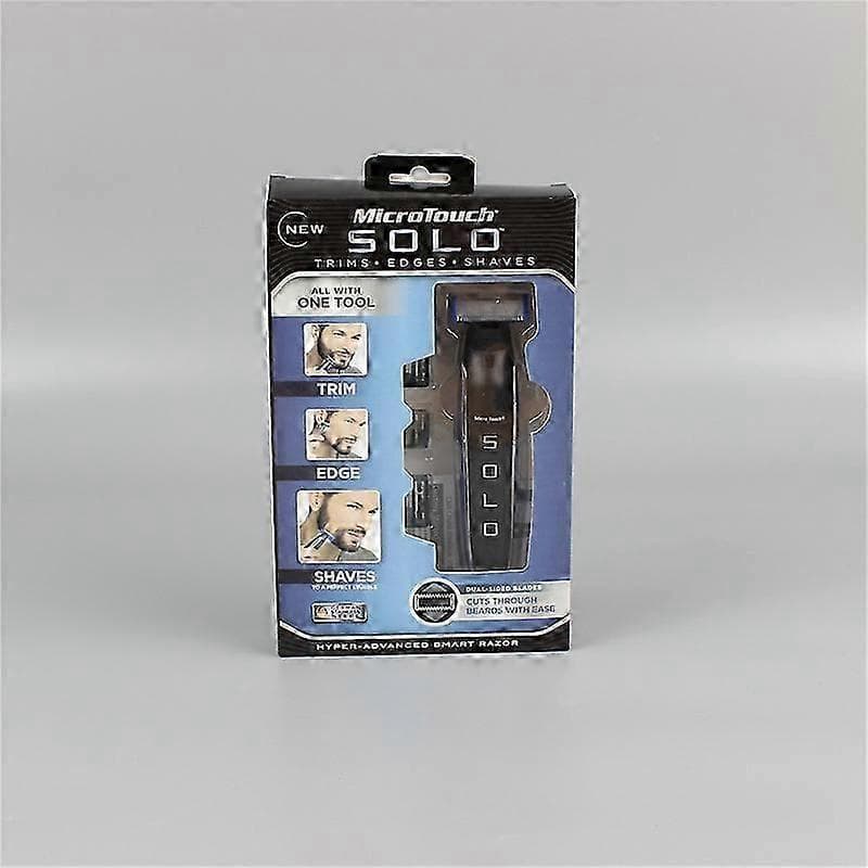 Rasoir Intelligent Solo Touch Rechargeable Personnel, Micro-Tondeuse pour Hommes, Rasoir, Tondeuse à Poils Faciaux Portable Étanche