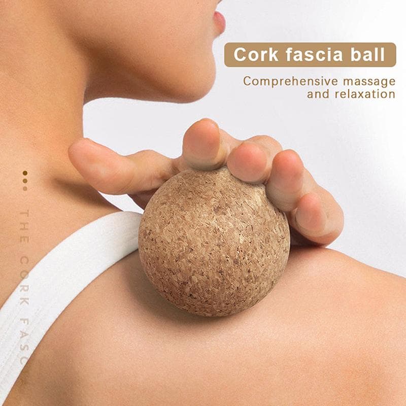 Balle de massage en liège pour le dos, masseur de pieds, balle de yoga, thérapie de libération des tensions, balle myofasciale, relaxation des