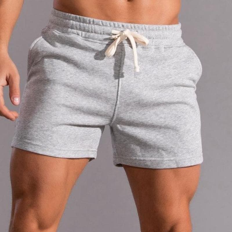 Short de fitness en coton pour homme, short d'été décontracté surdimensionné, short de basket-ball, short de sport, pantalon de survêtement de