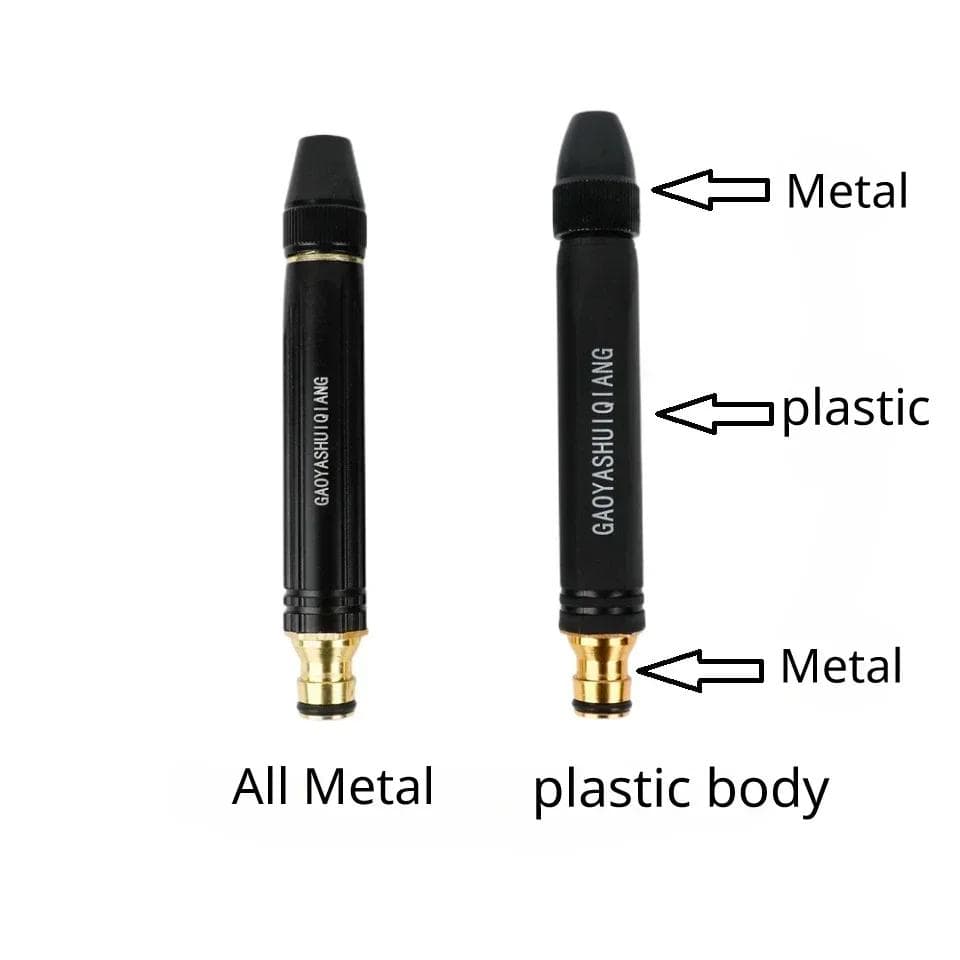 Pistolet à eau haute pression Ménage Lavage de voiture Eau Noir Buse Diamant Eau Tuyau d'arrosage Pistolet de lavage de voiture