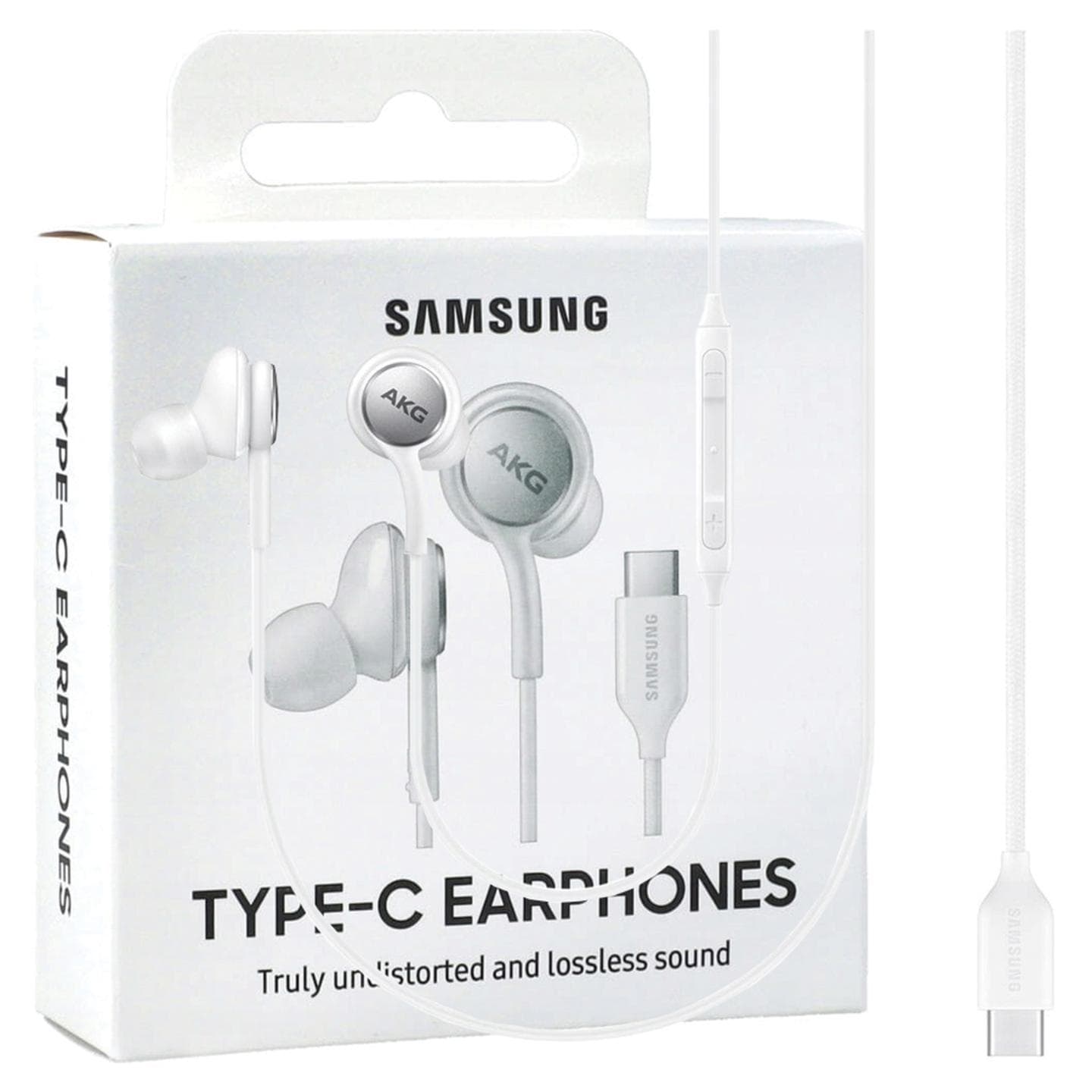 Kit Stéréo Samsung Eo-Ic100Bw Akgbiały/Blanc Usb-C