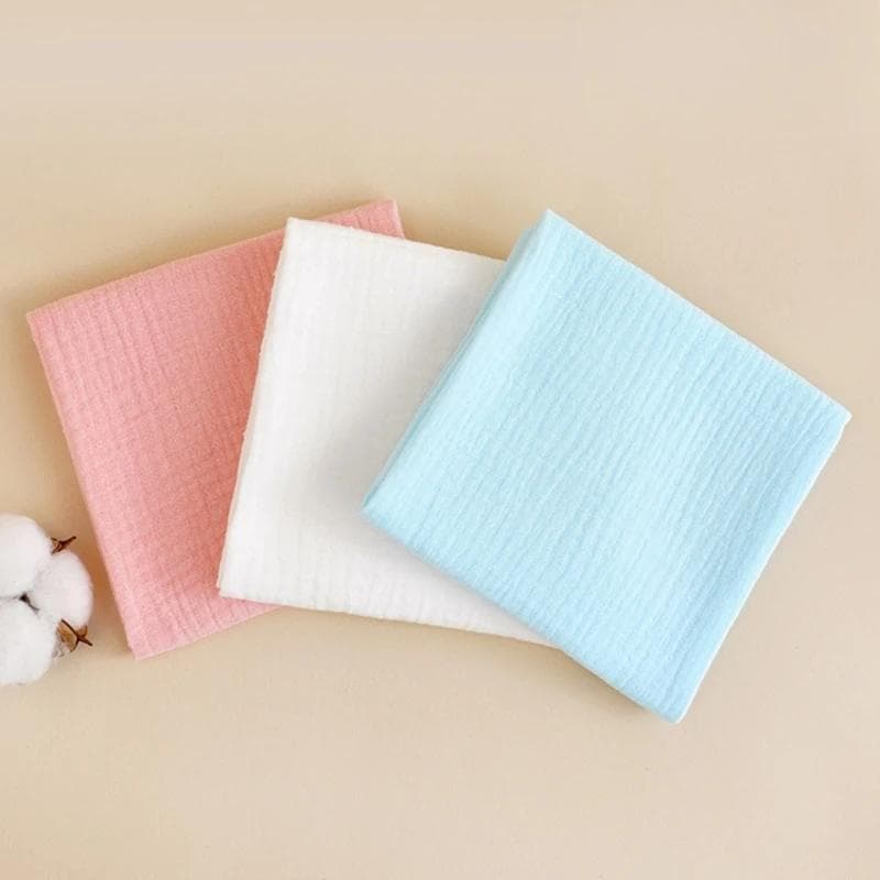 Couches en gaze 100% coton pour nouveau-né, 8 pièces/lot, couches à langer 43x45cm, lavables et réutilisables, Double couche, serviettes douces