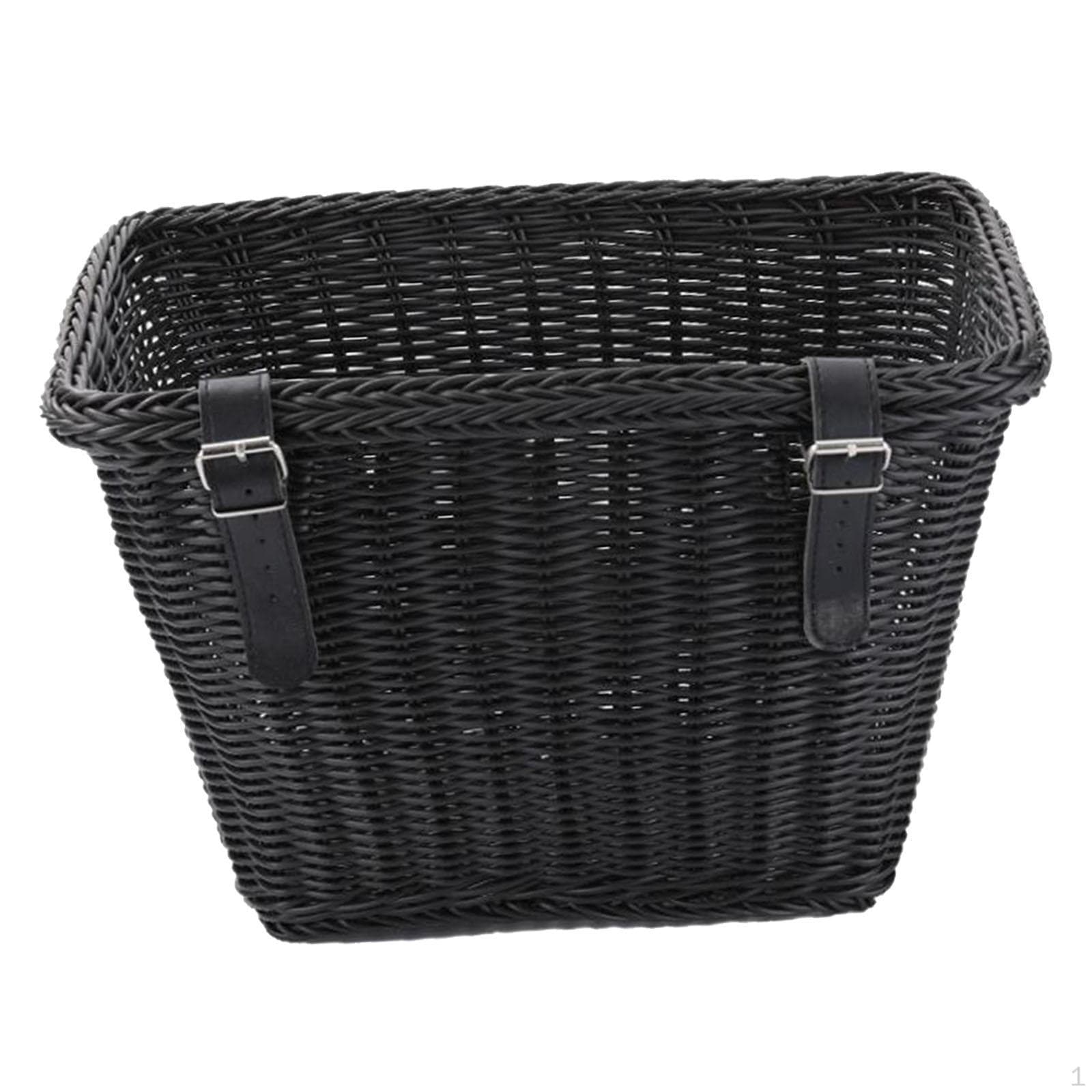 Panier de vélo pour guidon avant - Équipement de cyclisme spacieux et résistant aux intempéries blanc