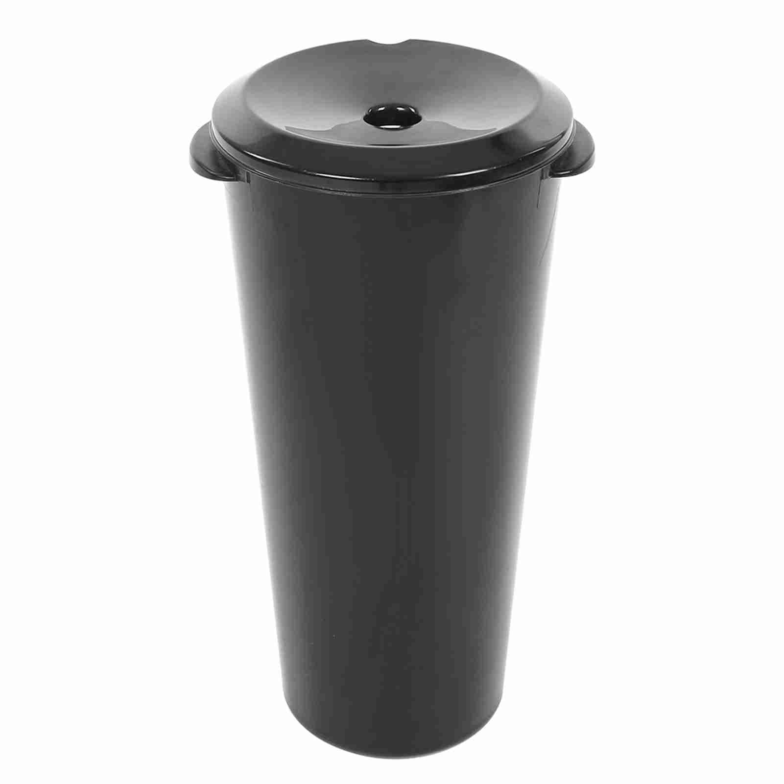 Seau Lave-Cheveux Mobile 10L Bassin à Shampooing pour Cheveux Solon Maison noir