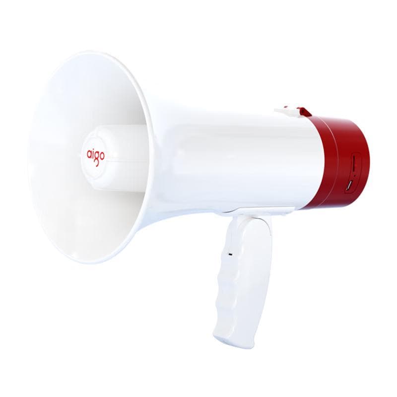 Amplificateur Vocal Portable et Mégaphone Aigo Prise CN (adaptateur inclus)