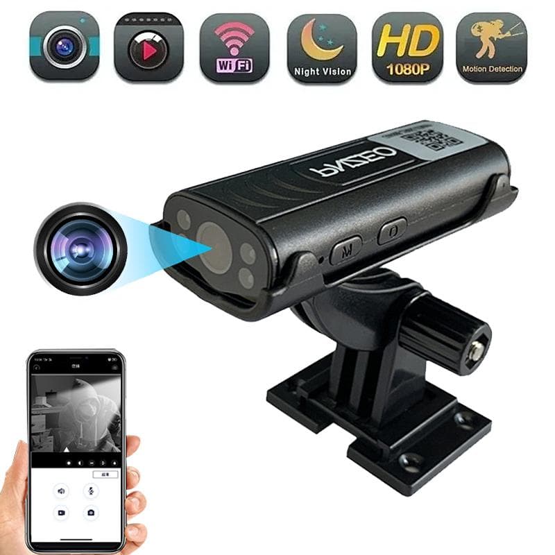 2024 Mini caméra de sécurité à domicile 1080P HD sans fil WiFi vue à distance Super mini caméras de surveillance nounou Cam petit enregistreur