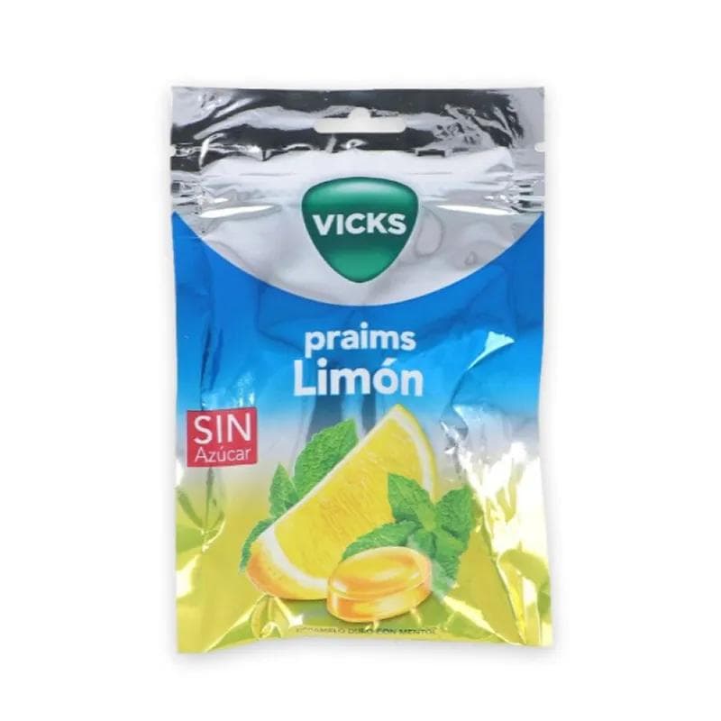 Bonbons durs au citron Vicks avec menthol 1 sachet 72g