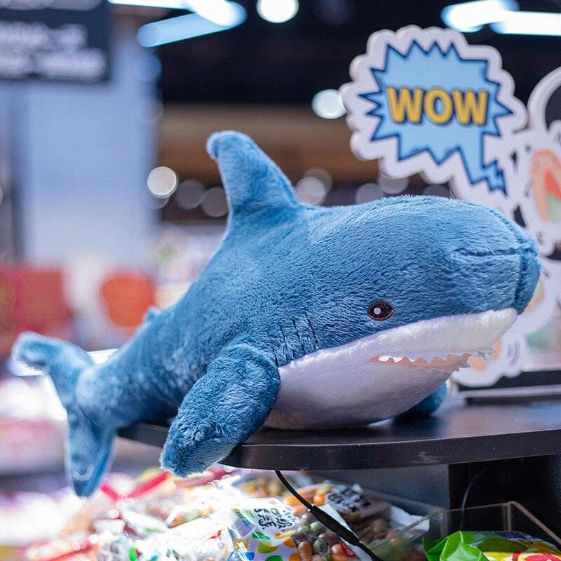 Jouet Requin 30cm Animal Marin Doux en Peluche Oreiller d'Accompagnement Cadeaux de Haute Qualité Pour Anniversaire Enfants Garçons Décoration de