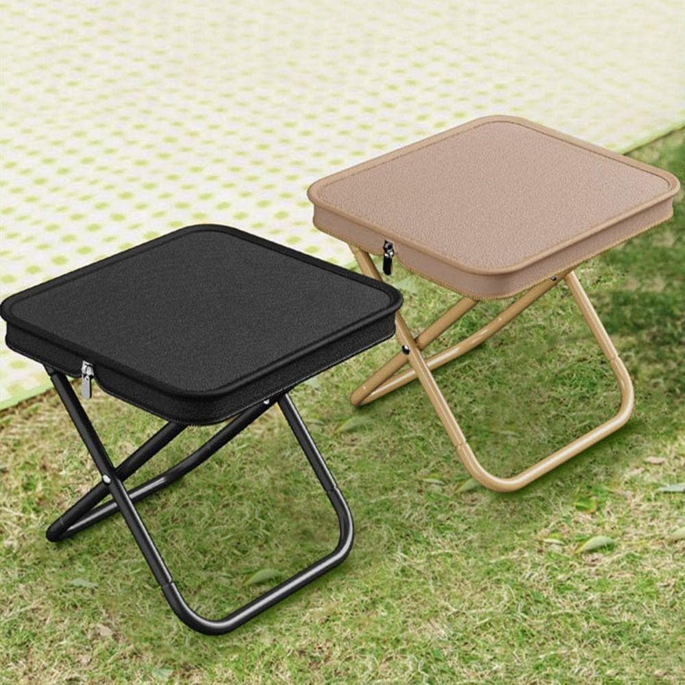 Chaise pliante portable, tabouret de pêche résistant à l'usure, trousse à crayons compacte, tabouret d'équitation