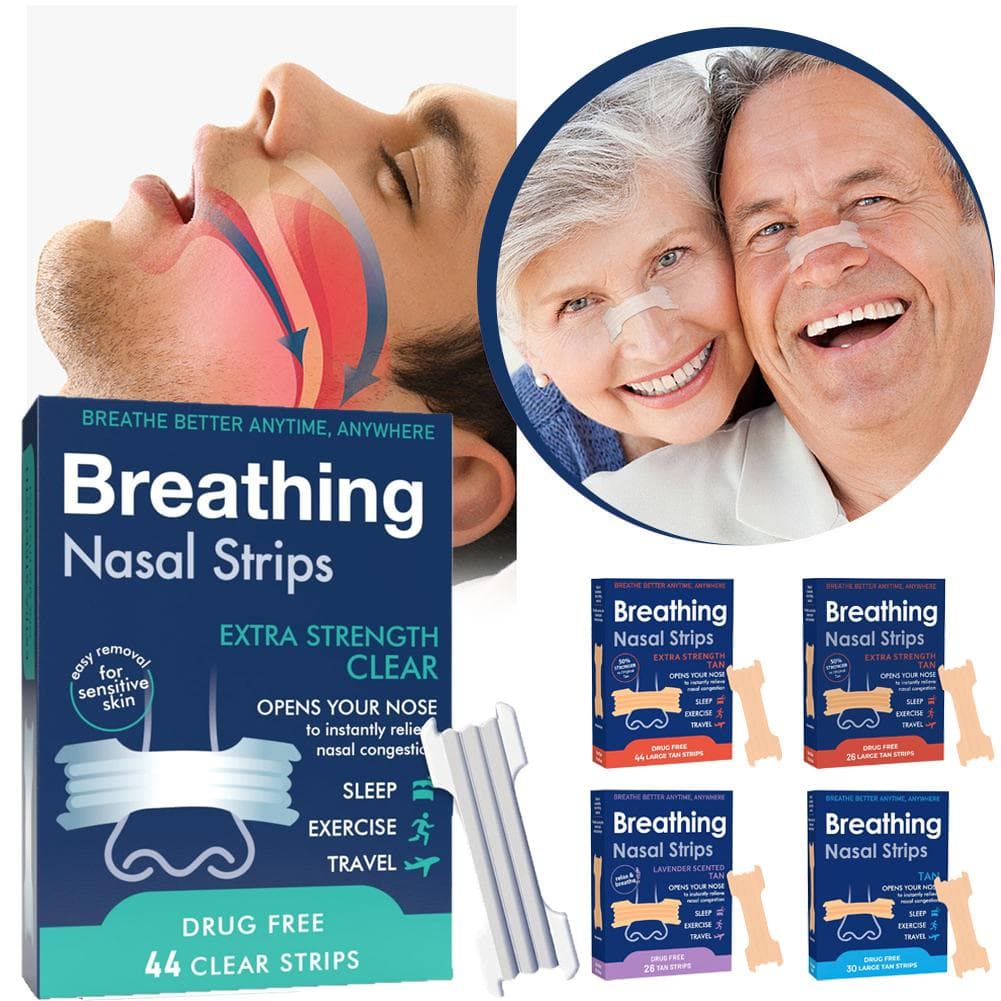 Bandes Nasales Respiration Force Extra Sport Bande Nasale Meilleur Sommeil Bandes Anti-Ronflement Non Invasives pour Adulte Enfant orange
