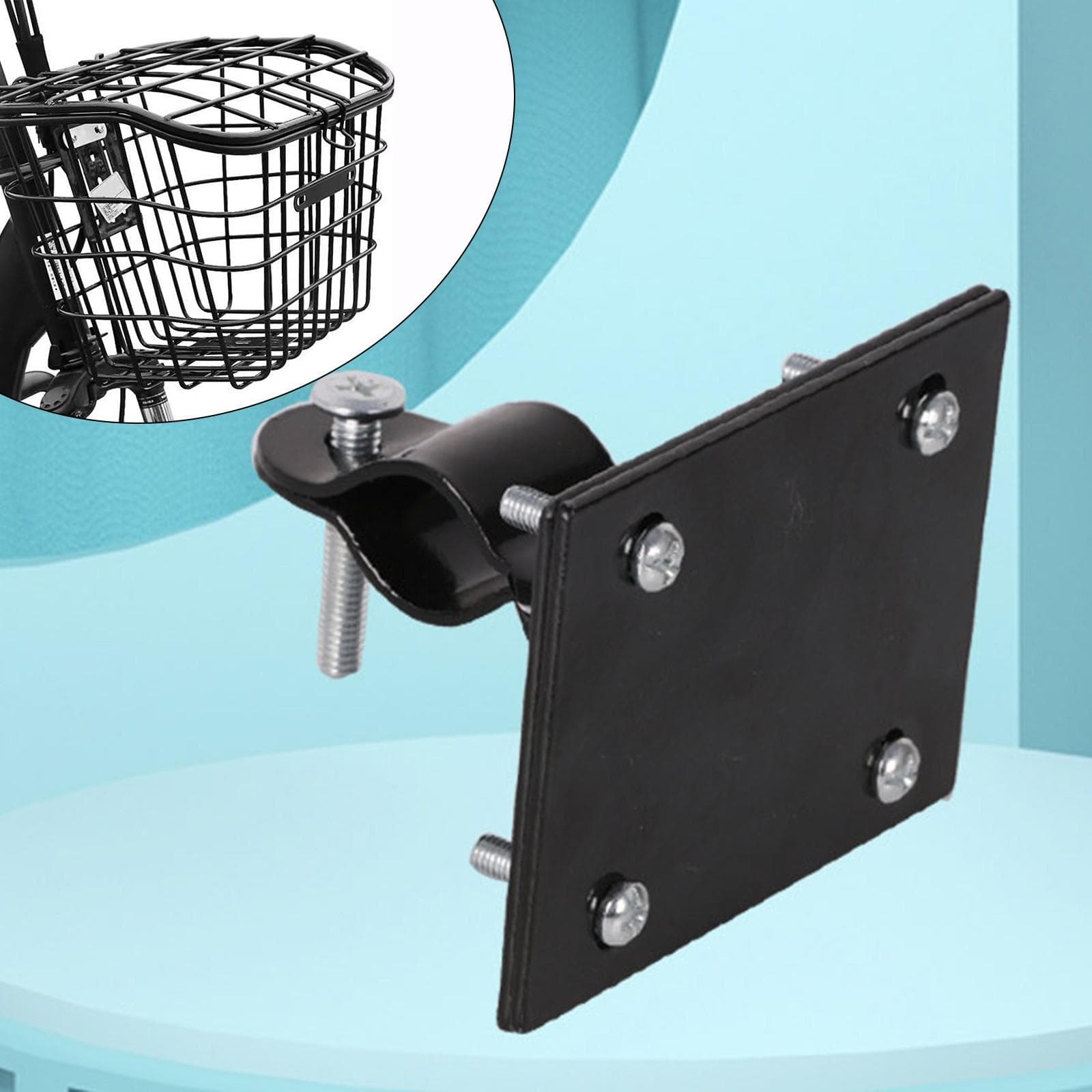 Support de fixation fixe pour panier de vélo pour scooter, accessoire de vélo