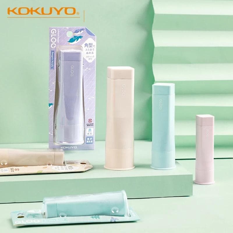 KOKUYO Kawaii G311 GLOO Bâtonnets de Colle Solide Carrés Trois Tailles S M L Outils DIY Haute Viscosité Étudiant Fait Main Fournitures de Bureau