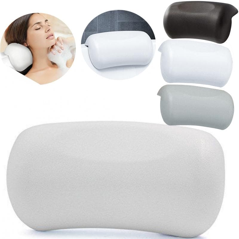 Oreiller de bain SPA, appui-tête de baignoire antidérapant, oreillers de bain doux et imperméables avec ventouses, coussin de cou de bain,