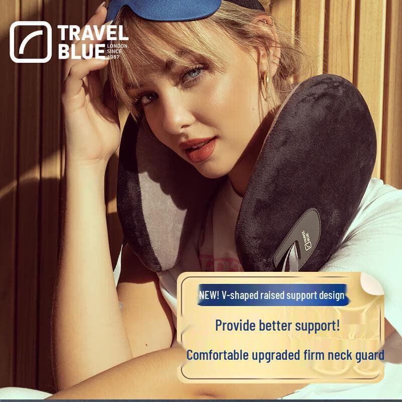Oreiller de voyage Infinity Travel Blue