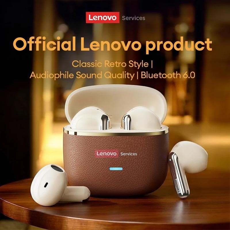 Écouteurs Sans Fil Originaux Lenovo LE230 Bluetooth 6.0 Intra-auriculaires Stéréo Sport Réduction du Bruit d'Appel ENC Casque TWS Écouteurs avec