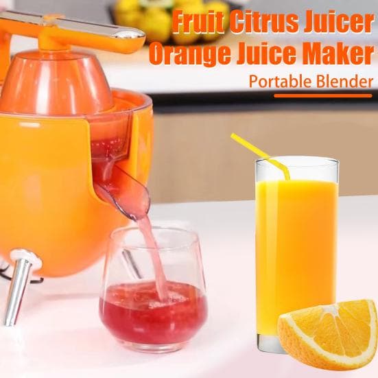 Presse-agrumes électrique Extracteur de jus d'orange Puissant 300W avec poignée Lavable au lave-vaisselle Facile à nettoyer