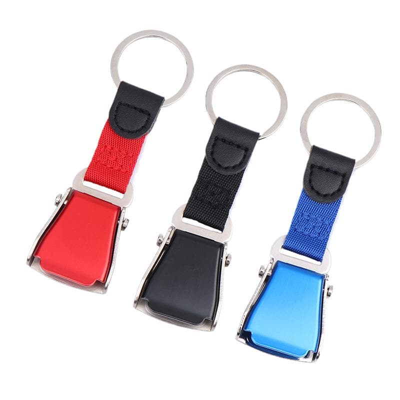 1 mini ceinture de sécurité pour avion, boucle porte-clés, porte-clés pour clés de vol, avion, compagnie aérienne, petits cadeaux d'aviation,