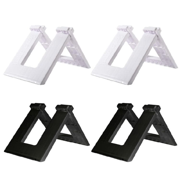2 pièces Râtelier de rangement pour draisienne Cadre de stationnement pour trottinette pour draisiennes 10 pouces et 12 pouces blanc/noir