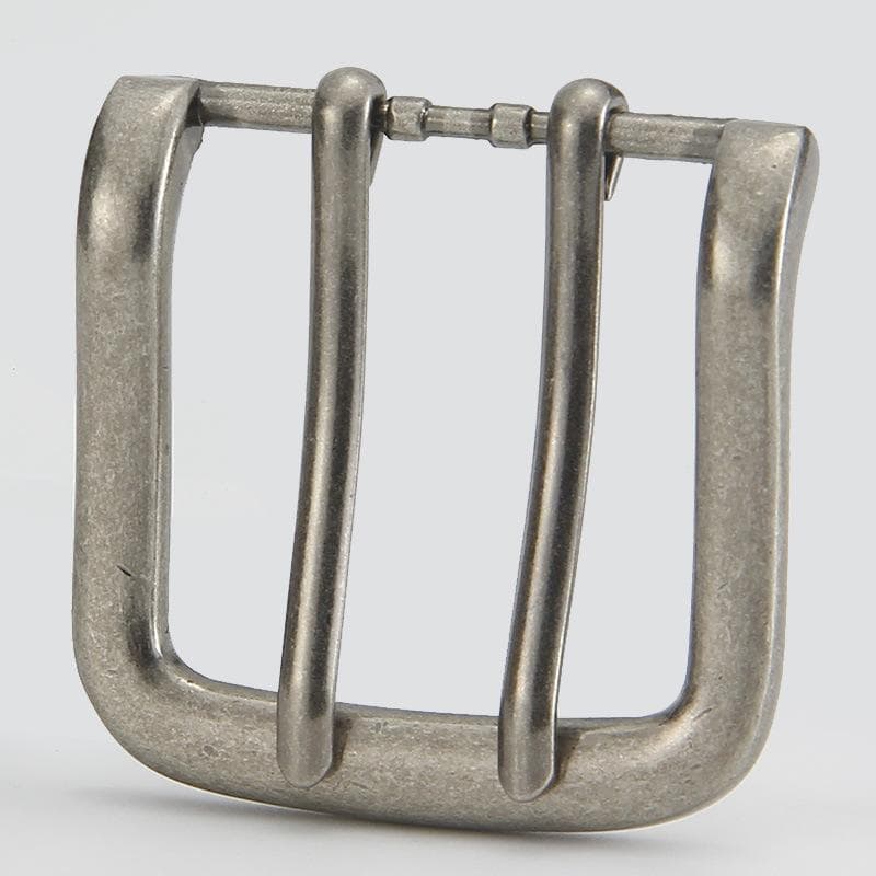 1 Pièce Boucles de Ceinture Métalliques 40 mm Boucle à Double Ardillon Barre d'Extrémité Haute Qualité Convient pour Ceinture en Cuir 37 mm-39