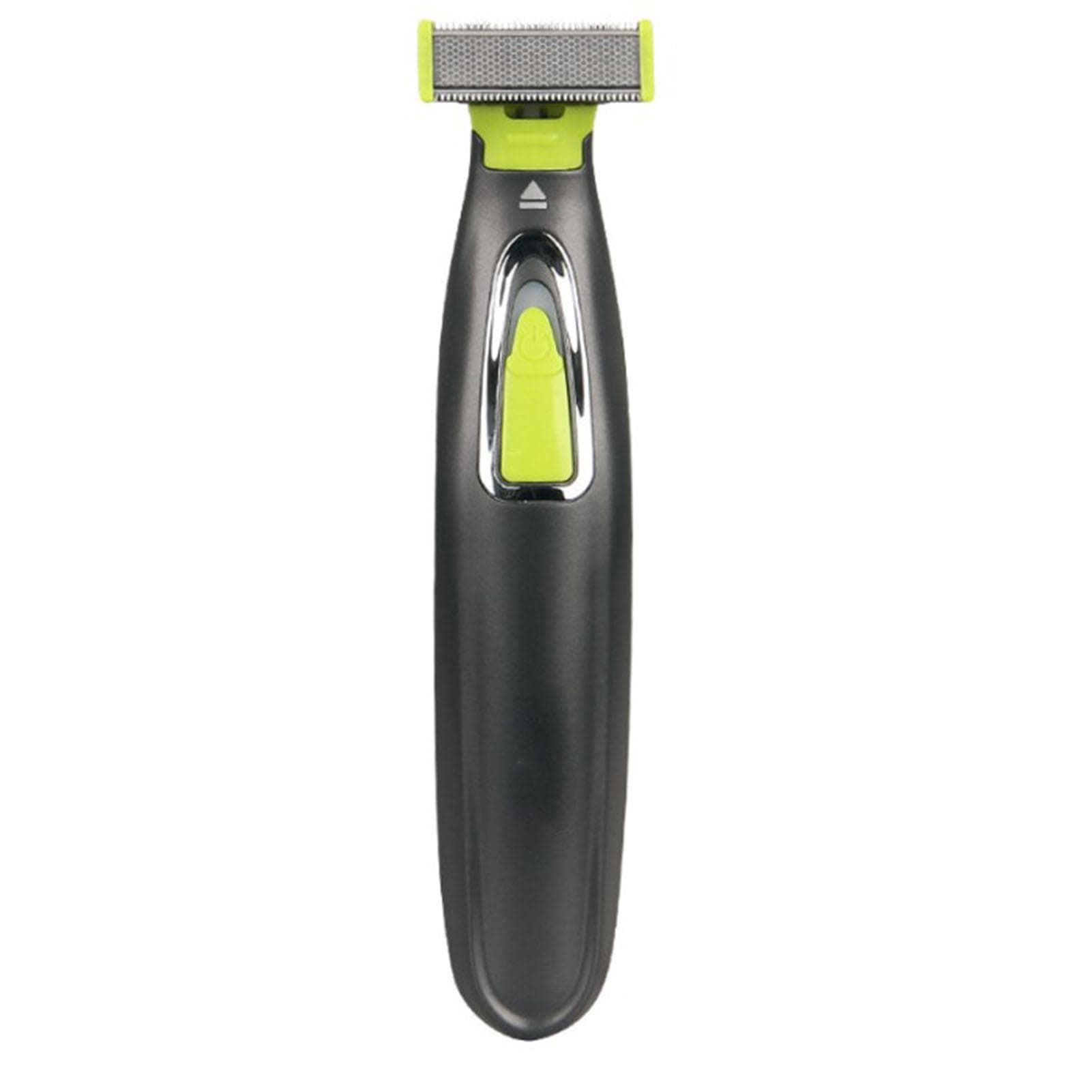 Tondeuse à Barbe Électrique Recharge USB Faible Bruit Dents Double Face Lavable Outil de Taille de Barbe pour Hommes