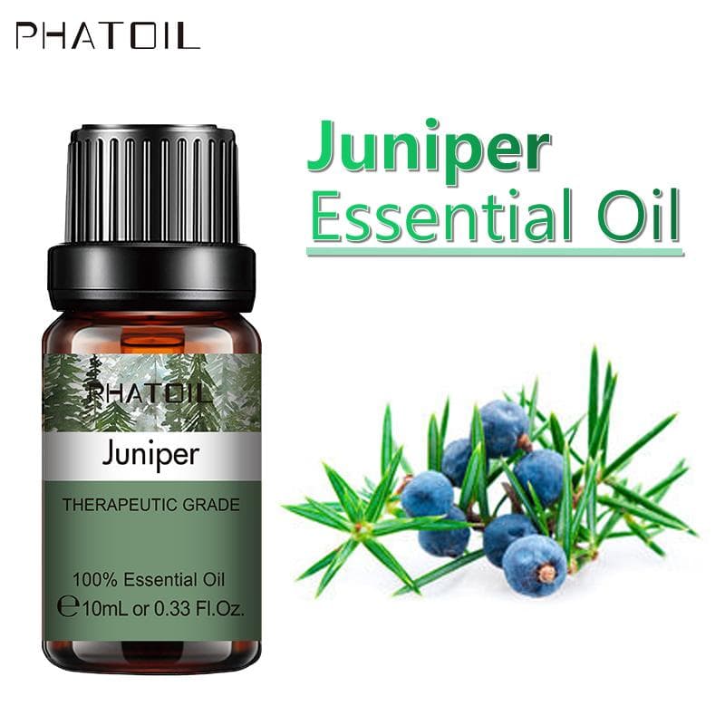PHATOIL 5ml/10ml/15ml/30ml/100ml huile essentielle Pure de genévrier naturel pour diffuseurs d'aromathérapie rafraîchisseur d'air corps soulager