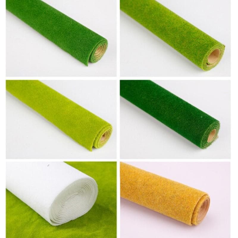Rouleaux de tapis de gazon paysager de haute qualité pour projets de décors de wargame DIY