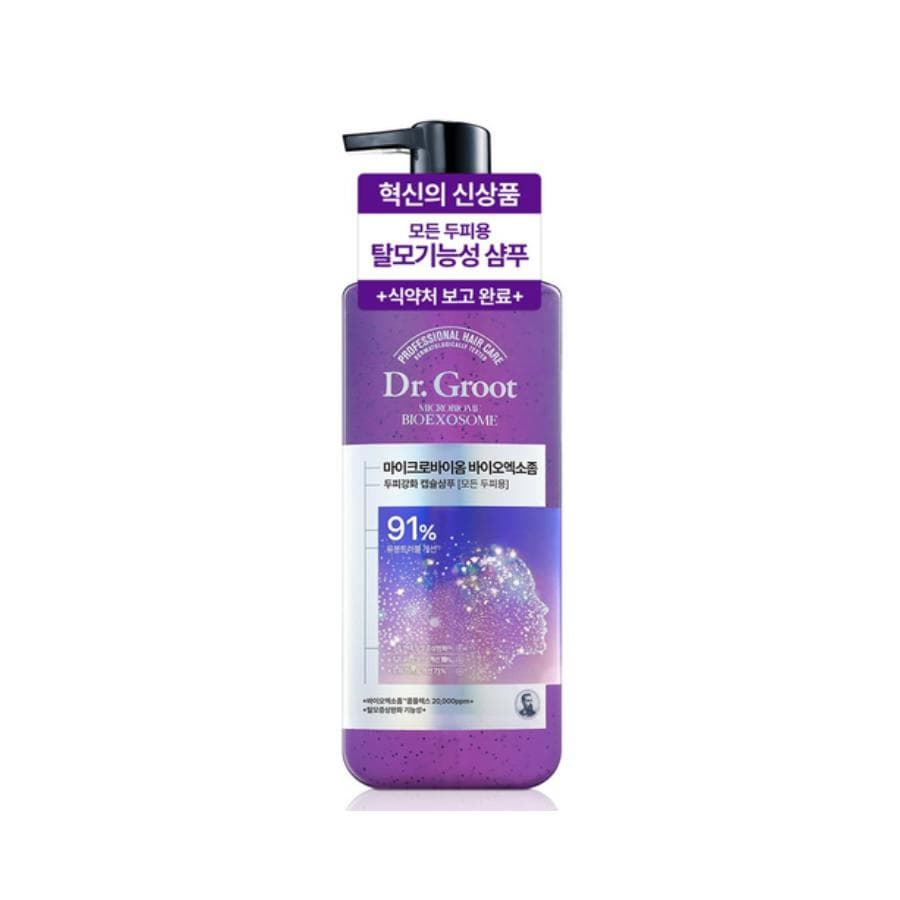 Dr.Groot Microbiome Bio-Exosome Shampoo Fortifiant pour le Cuir Chevelu en Capsules 330ml