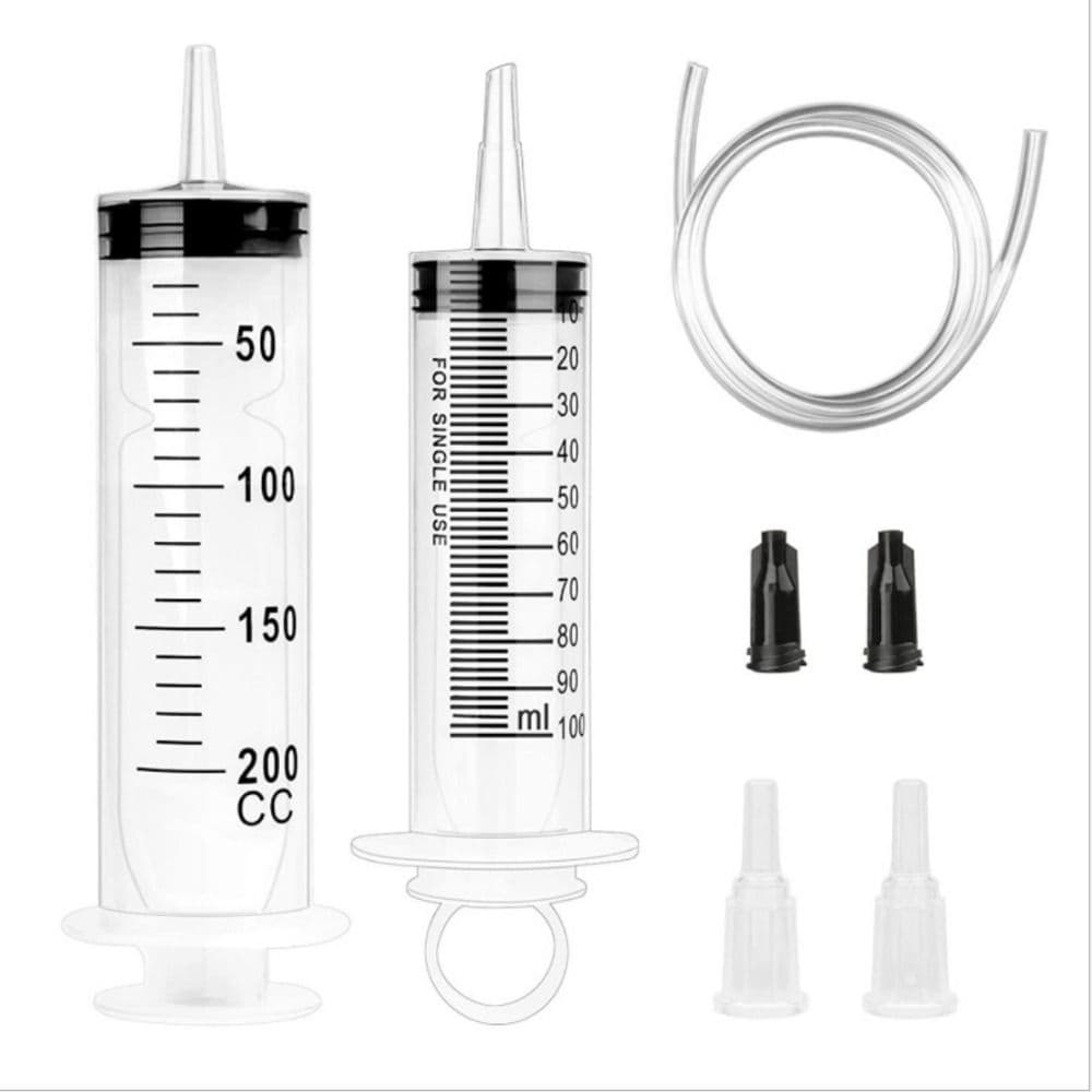 Seringues de grande capacité de 150 ml à 500 ml, pompe réutilisable, tube de mesure de 1,3 m, alimentation pour animaux de compagnie, grande