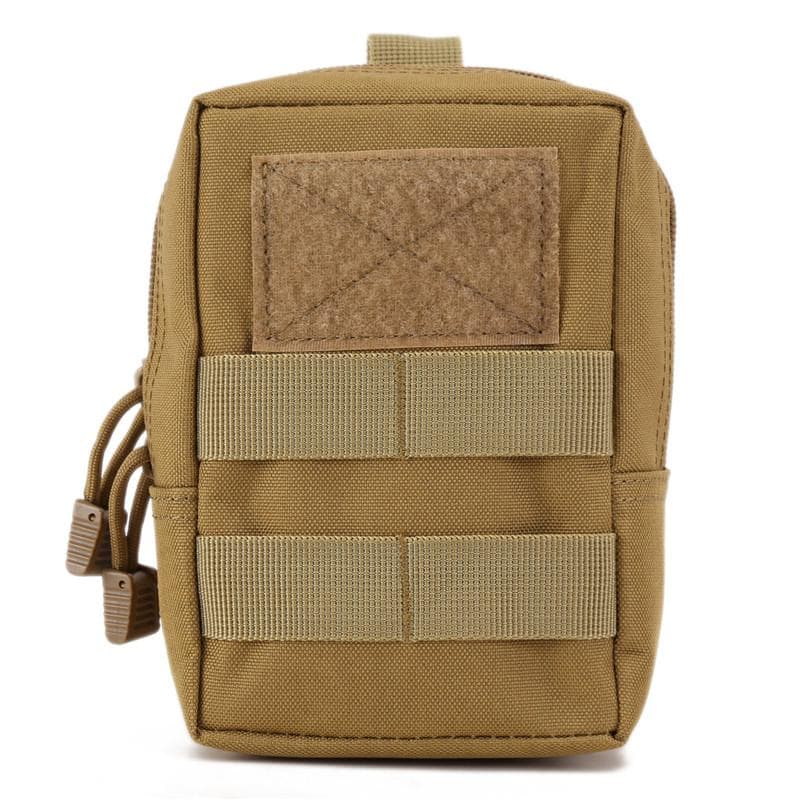 Pochette Molle d'Extérieur Sac Utile Tactique EDC Outils Sac de Ceinture Étui Porte-Téléphone Poche de Travail Camping Sac de Chasse rouge