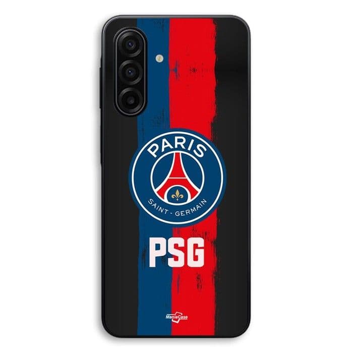 Coque Pour Samsung Galaxy A56 PSG logo fond noir Maniacase noir