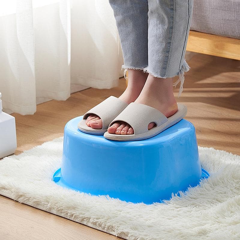 Grand Bassin pour Bain de Pieds – Baignoire en Plastique Robuste pour Trempage, Désintoxication, Pédicure et Traitements de Massage vert