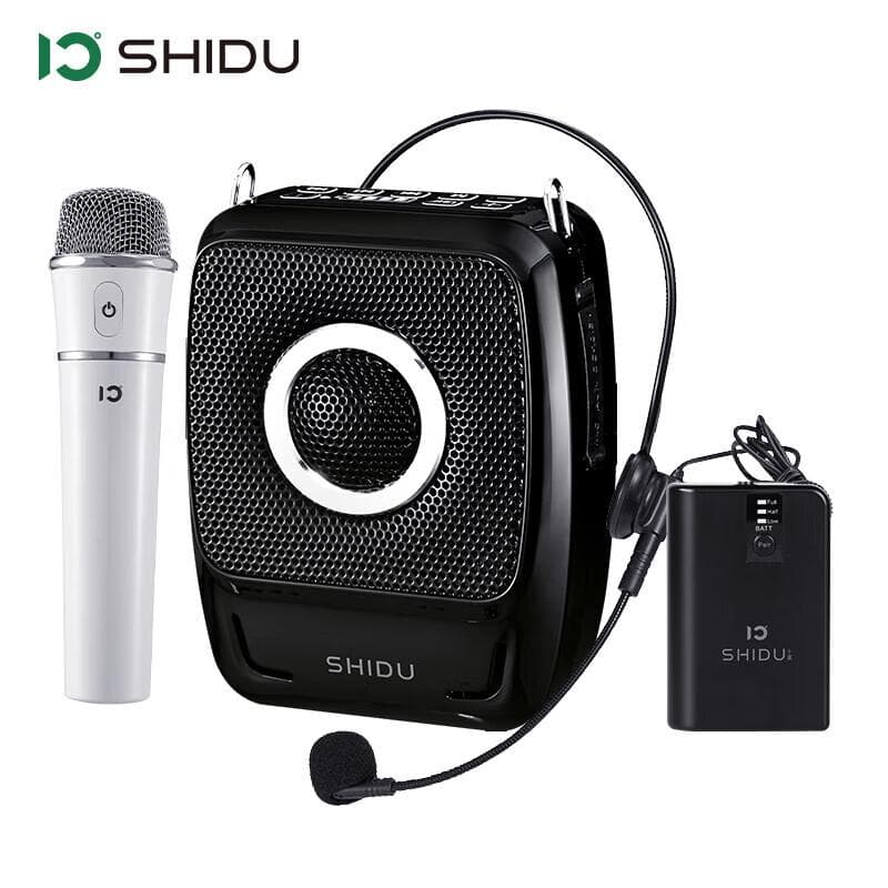 Amplificateur vocal portable Shidu S92 avec microphones sans fil prise CN (adaptateur inclus)