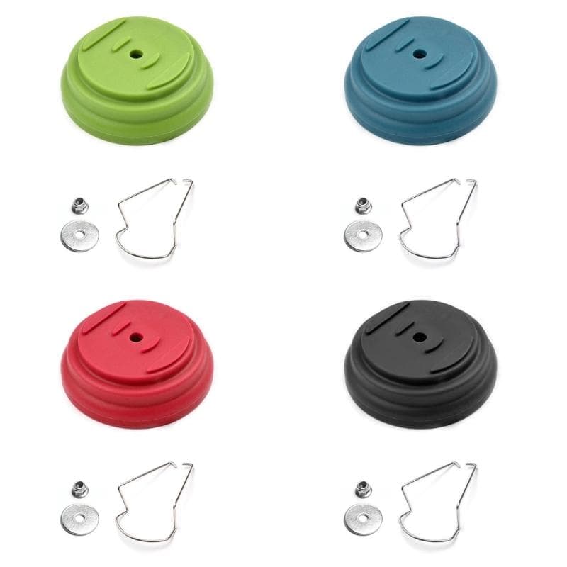 Lot de 4 têtes de coupe-herbe pour tondeuse à gazon électrique, pièces de rechange pour débroussailleuse et tondeuse à gazon bleu