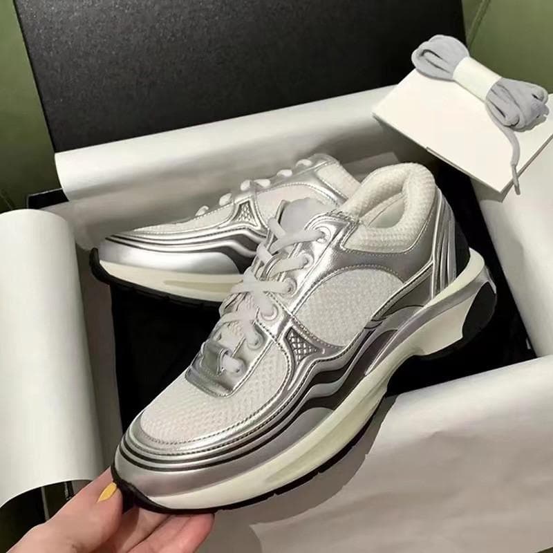 Femmes Sport baskets dames blanc grosses baskets femme marque de luxe plate-forme chaussures de haute qualité femmes formateurs cm