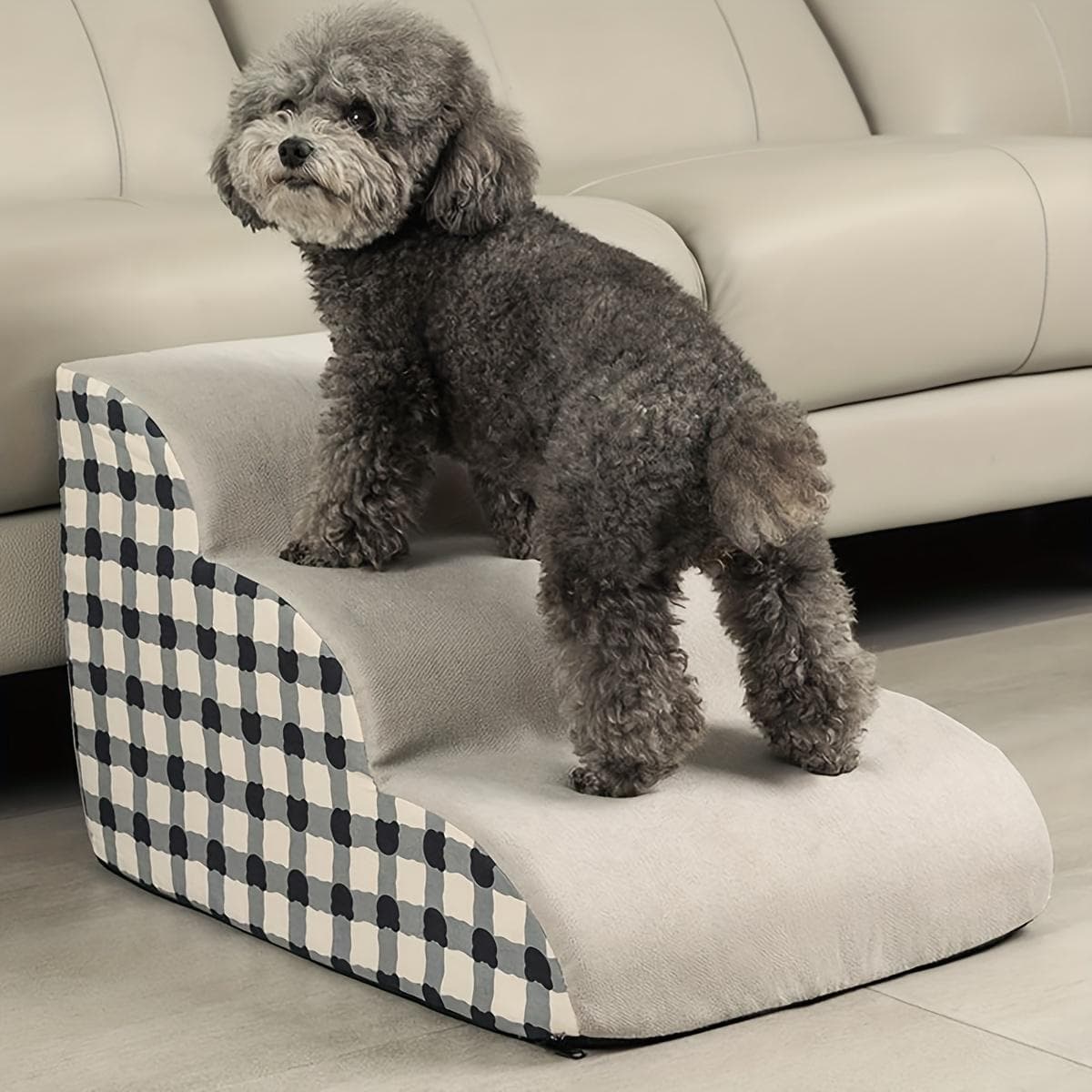 Rampe pour chien super large à base antidérapante 2/3 couches - Marche pour animaux de compagnie, adaptée aux chiens de petite et moyenne taille