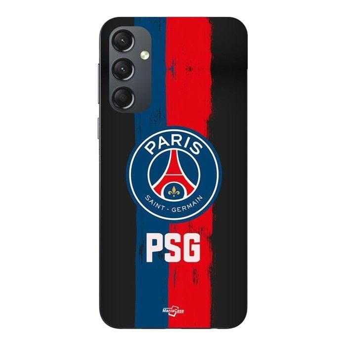 Coque de téléphone - MANIACASE - Samsung Galaxy S23 FE - Silicone - Souple - PSG logo noir